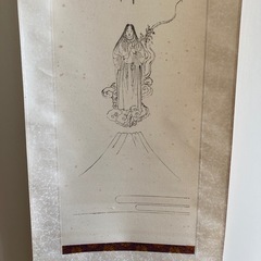 🔥年内処分品🔥 🇯🇵掛け軸 🌋 富士浅間大神 🌸 木花咲耶姫 ⛩️ 磐長姫の画像