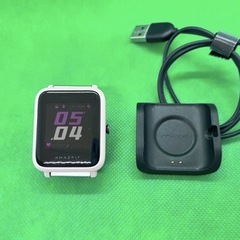 送料無料★快適動作確認済　Amazfit Bip S lite A1823 スマートウォッチ ピンク　バッテリー長持ち１週間以上の画像