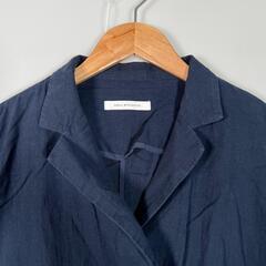 Azul Encant アズールエンカント ノーカラージャケット コットン レディース F【古着】【中古】の画像