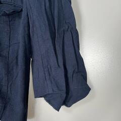 Azul Encant アズールエンカント ノーカラージャケット コットン レディース F【古着】【中古】の画像