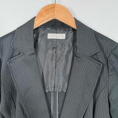 Theoria セオリア ノーカラージャケット コットン/ポリエステル レディース【古着】【中古】の画像