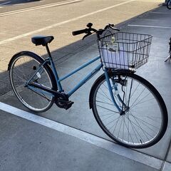 【大人用】整備済中古自転車 最廉価 CBA27型アフィッシュS 水色 <自転車のオオムラ 静岡店>の画像