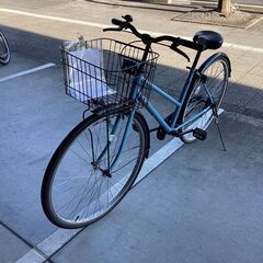 【大人用】整備済中古自転車 最廉価 CBA27型アフィッシュS 水色 <自転車のオオムラ 静岡店>の画像