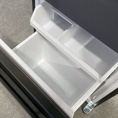 2025年製 AQUA/アクア 2ドア冷蔵庫 137L SIMPLE+ 大容量冷凍室51L 耐熱天板 AQR-14R ダークシルバー 中古家電 店頭引取歓迎 R10295の画像