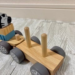 polarB 木製 動物 つみきトレインの画像