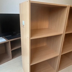 カラーボックス3台の画像