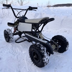 カスタムポケットバギー　ポケバイ　要修理　　ミニ4輪バギーの画像