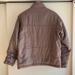 ⭐️古着⭐️ 🇺🇸FIRST DOWN ダウンジャケット ライトダウン パッチワーク M カーキブラウン の画像