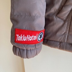 ⭐️古着⭐️ 🇺🇸FIRST DOWN ダウンジャケット ライトダウン パッチワーク M カーキブラウン の画像