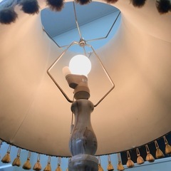 大理石スタンドライト 照明の画像