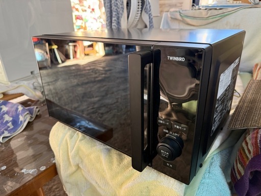 TWINBIRD(ツインバード) 電子レンジ 20L フラットテーブル 単機能 自動あたため機能 一人暮らし 赤外線センサー ヘルツフ