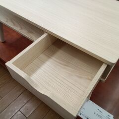 ★ジモティ割あり★  ローテーブル ナチュラル H37×D40×W80 クリーニング済み TK7752の画像