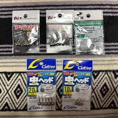 【引取限定】マイクロジグ用アシストフック＆ジグヘッドの画像