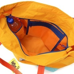 🇬🇧COBMASTER コブマスター トートバッグ イエローxライトブルー 21Lの画像