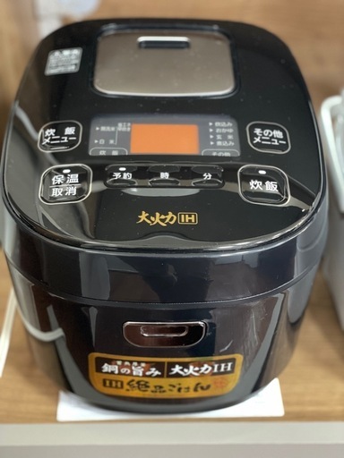 ?表示価格より10%OFF?IHジャー炊飯器　5.5合炊き　IRIS OHYAMA 2018年