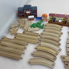 木製レール　セット　レールのみ　brio風の画像