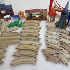 木製レール　セット　レールのみ　brio風の画像