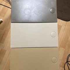 3連ゴミ箱　アスベル 資源ゴミ横型3分別ワゴン 各20Lの画像