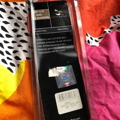 ゴルフボールマーカー&ハットクリップセット(アメリカノースキャロライナで購入)の画像