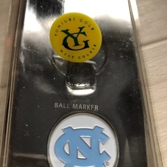 ゴルフボールマーカー&ハットクリップセット(アメリカノースキャロライナで購入)の画像