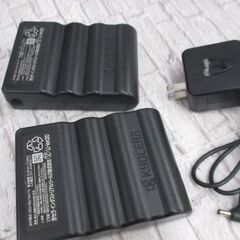 バートル BURTLE AC08-22V 空調用バッテリ 二個セット 充電器x1付 22V 中古品 【ハンズクラフト宜野湾店】の画像
