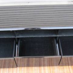 テレビボード　ローボード　テレビ台　幅150㎝　リビングボード　引き出し　ブラック　スタイリッシュ　引取り歓迎の画像