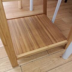 ★ジモティ割あり★ IKEA チェア ナチュラル H140×D43×W39 クリーニング済み TK7755の画像