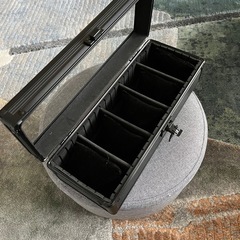 【価格相談可】アルミ製 コレクション時計ケース 5本用の画像