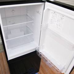 【　3ヵ月保証　】高年式　2023年製　2ドア　冷蔵庫　NTR-140BK　動作良好　140L　ファン式　ブラック　NITORIの画像