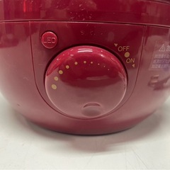 APIX INTL　アピックスインターナショナル　AHD-042　超音波式アロマ加湿器　Shizuku mini　ルビーレッド　2022年製　稼働確認済　中古　③の画像