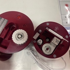 APIX INTL　アピックスインターナショナル　AHD-042　超音波式アロマ加湿器　Shizuku mini　ルビーレッド　2022年製　稼働確認済　中古　③の画像