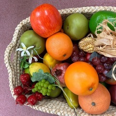 フェイクフルーツ1カゴの画像