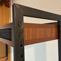 パソコンデスク用 上部スタンド／モニター・本棚スタンド（高さ調整可・クランプ固定）の画像