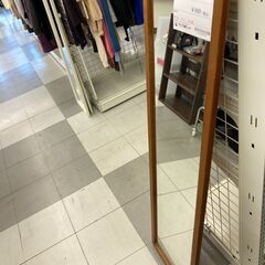 ★リユースのサカイ千葉中央店★  姿見鏡 茶系 H128×D2×W36 クリーニング済み TC5862の画像