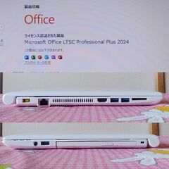 ★ NEC ノートパソPC /第８世代Corei7/新品SSD 1TB/Win11/Office2024の画像