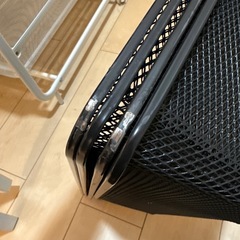 IKEA JONAXEL ヨナクセル メッシュバスケット ブラックの画像