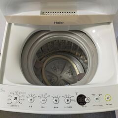 【年末年始営業のお知らせ】12月29日～1月4日までお休みとさせていただきます △  Haire ハイアール 全自動電気洗濯機 4.5kg JW-C45BE 2017年製 動作確認済の画像