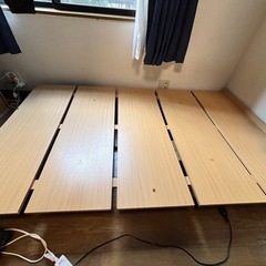 セミダブル　ベッドフレームの画像