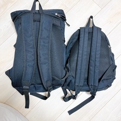 リュック　2個セット　黒の画像