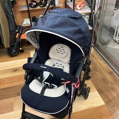 コンビ ベビーカー メチャカルオート4キャス エッグショック 中古品の画像