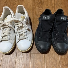 スニーカー2足の画像