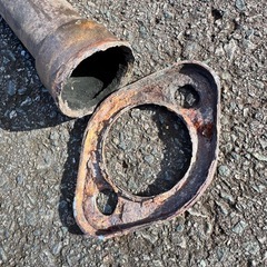 23ジムニー 左出しマフラー ジャンクの画像