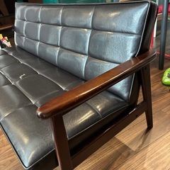 カリモク風　3人掛け　ソファーの画像