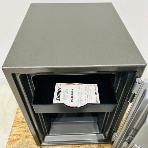 CROWN クラウン耐火金庫幅34×奥行40×高さ50cm 防犯防盜業務用QA2463