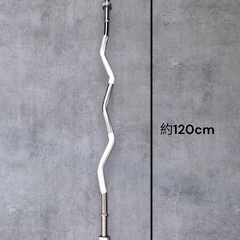 EZカールバー Wバー トレーニング器具 フィットネス 約120cm 中古品販売 12Cの画像