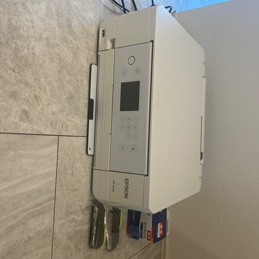 【美品】箱付/完動/EPSON プリンター　未開封純正インク付