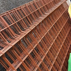 イーネットフェンス　茶色の画像