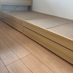 シングルベッド フレーム＋マットレス の画像