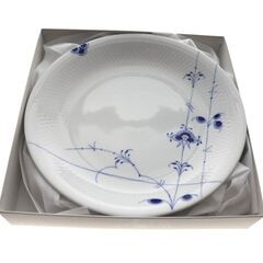 【未使用】ROYAL COPENHAGEN ロイヤルコペンハーゲン ブルーパルメッテ プレート 30cm 大皿 食器の画像