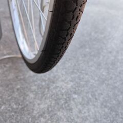 歳末処分価格！ 防犯登録致します。ステンレスハンドルオートライト26インチ自転車の画像